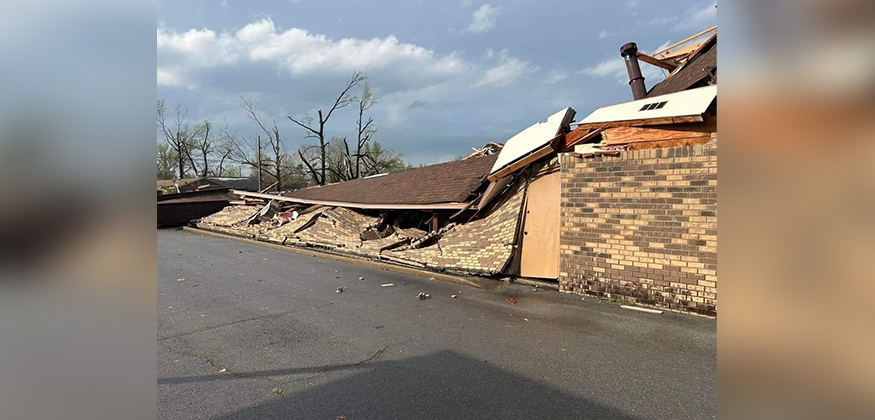 Arkansas Church Destroyed by Powerful Tornado